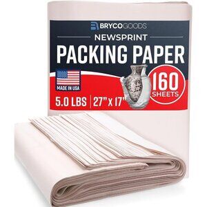 Newsprint Packing Paper 160 Sheets Moving Supplies